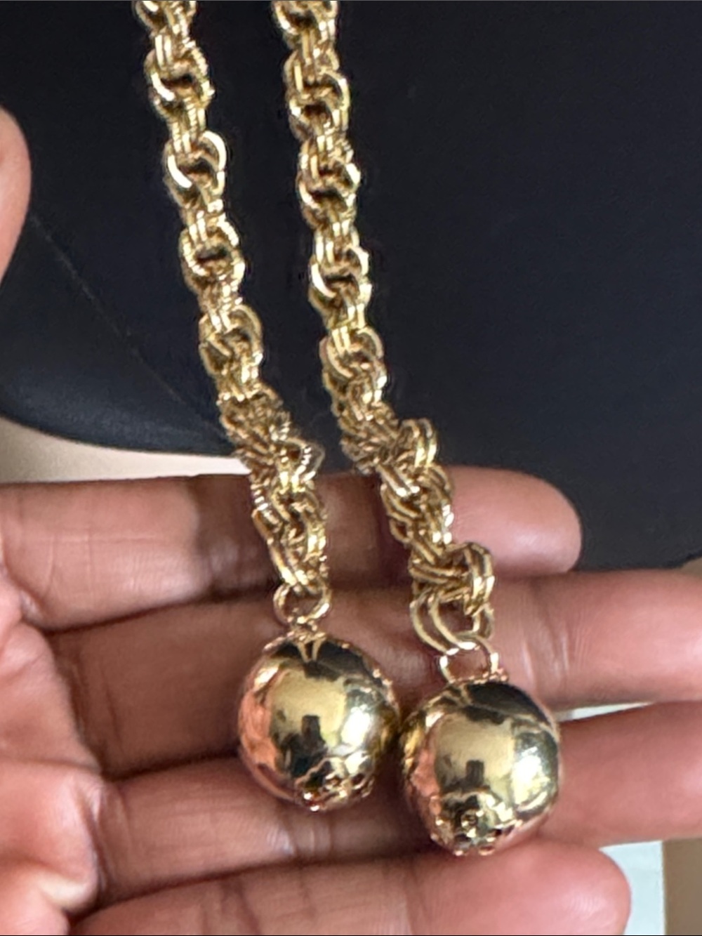 Vintage Lariat Gold Rope Necklace - Picture 13 of 16